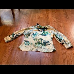 ❗️LAST DAY❗️hand-painted genuine silk blouse